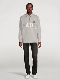 Half-Zip Polo Sweatshirt