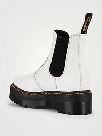 2976 Quad Leather Platform Chelsea Boots