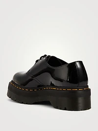 1461 Quad Patent Leather Platform Derby Shoes