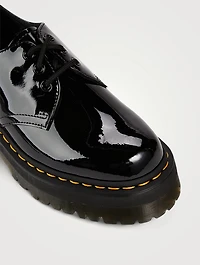 1461 Quad Patent Leather Platform Derby Shoes