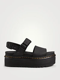 Voss Quad Leather Platform Sandals