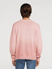 Cotton Distressed Sweater