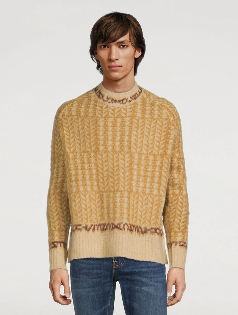 Shetland Wool Crewneck Sweater