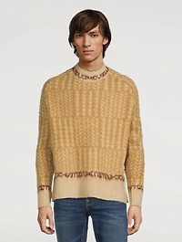 Shetland Wool Crewneck Sweater