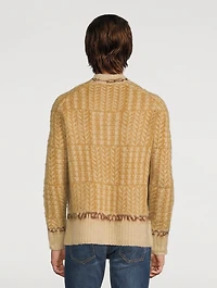 Shetland Wool Crewneck Sweater