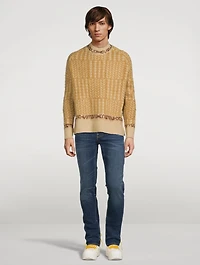 Shetland Wool Crewneck Sweater