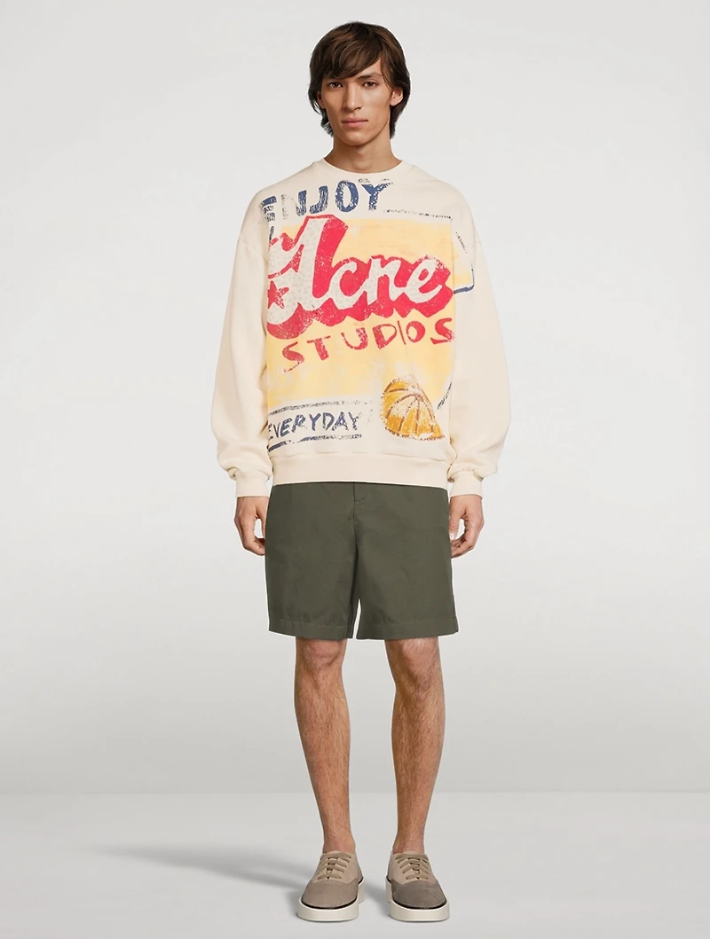 Cotton-Blend Shorts