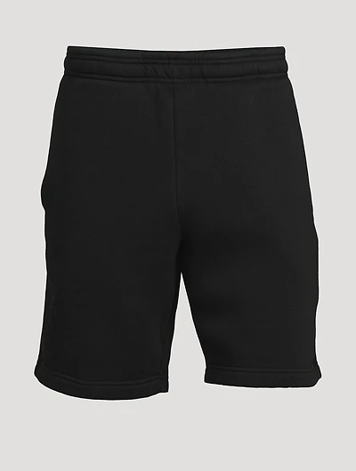 Cotton-Blend Shorts With Label
