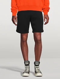 Cotton-Blend Shorts With Label