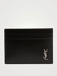 Leather Tiny Monogram Card Case