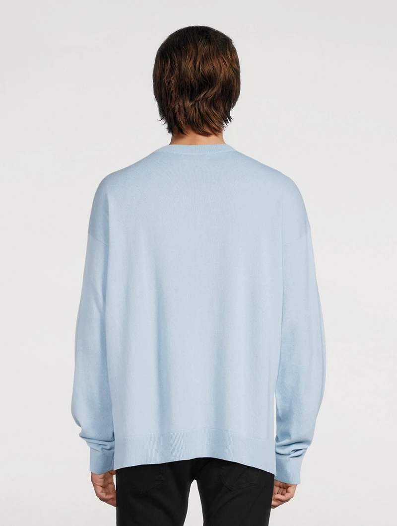 Self-Conscious Bunny Wool And Cashmere Sweater