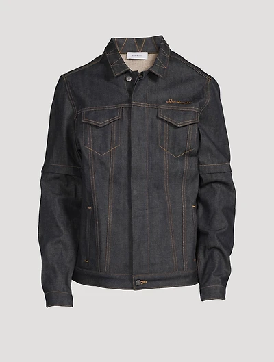 Zip-Off Sleeve Denim Jacket