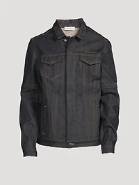 Zip-Off Sleeve Denim Jacket