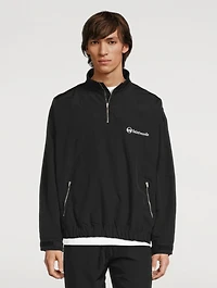 Nylon Quarter-Zip Track Jacket