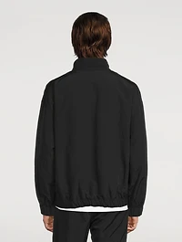 Nylon Quarter-Zip Track Jacket