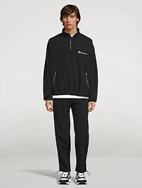 Nylon Quarter-Zip Track Jacket