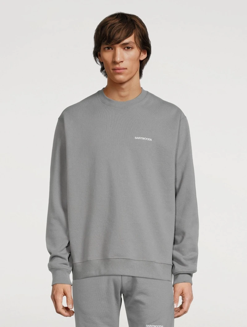 Cotton Fleece Logo Sweatshirt