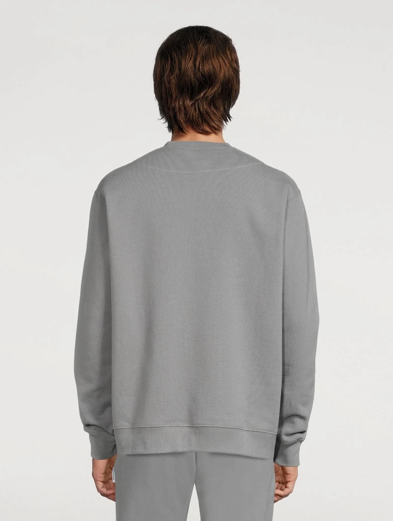 Cotton Fleece Logo Sweatshirt