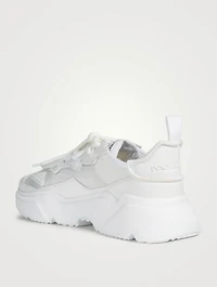 Daymaster Nylon Sneakers With Leather Details