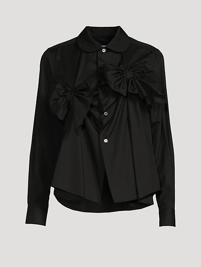 Bow Cotton Shirt