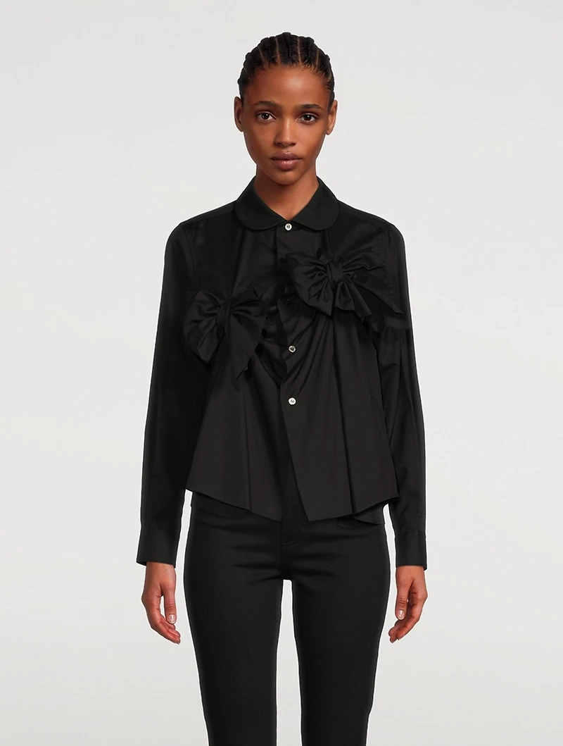 Bow Cotton Shirt