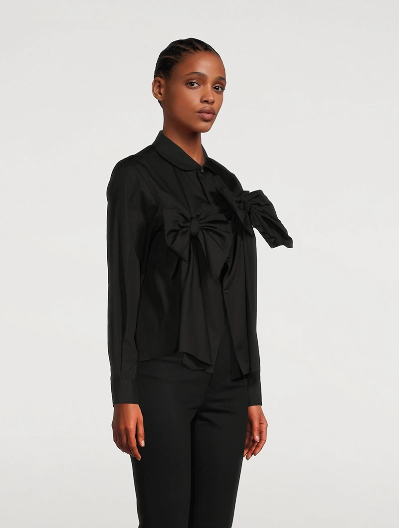 Bow Cotton Shirt