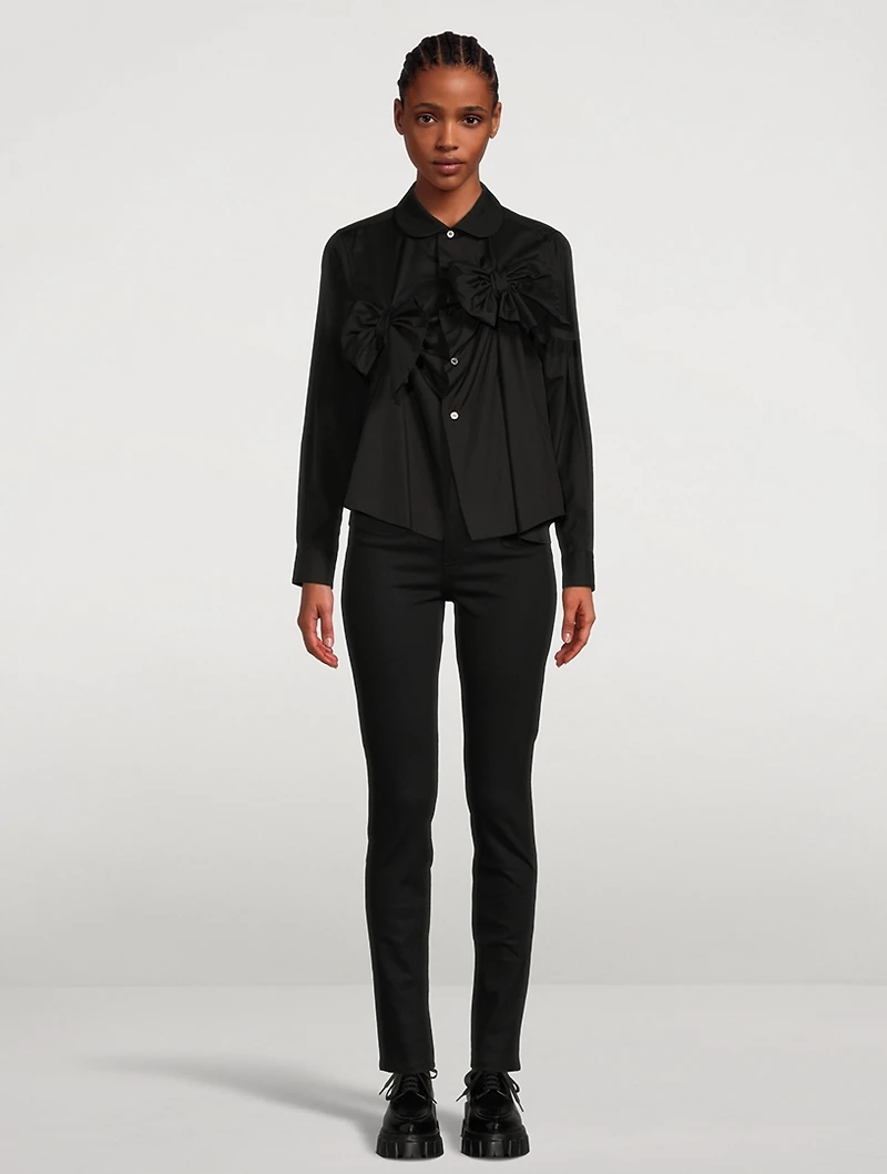 Bow Cotton Shirt