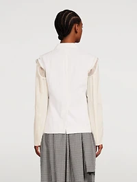 Exposed-Seam Blazer