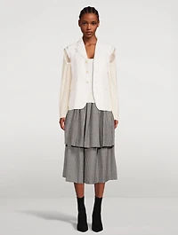 Exposed-Seam Blazer