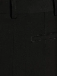 Cropped Wool Trousers