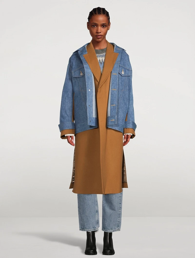Wool And Denim Jacket