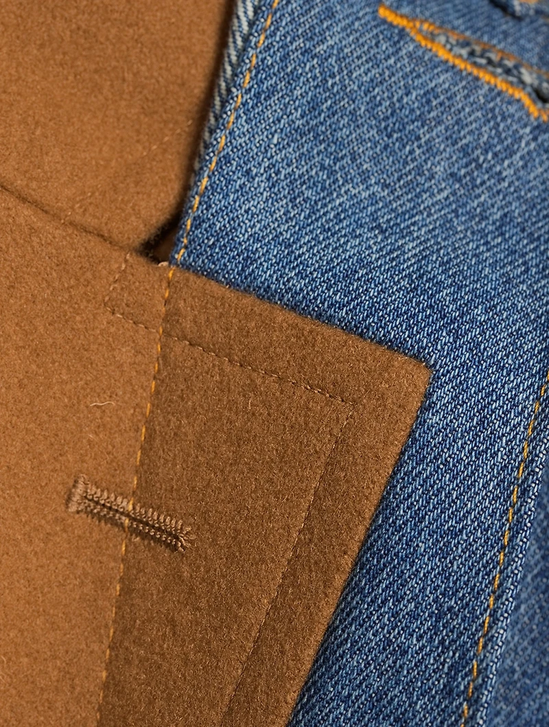 Wool And Denim Jacket