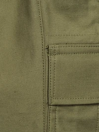 Cotton Cargo Midi Skirt