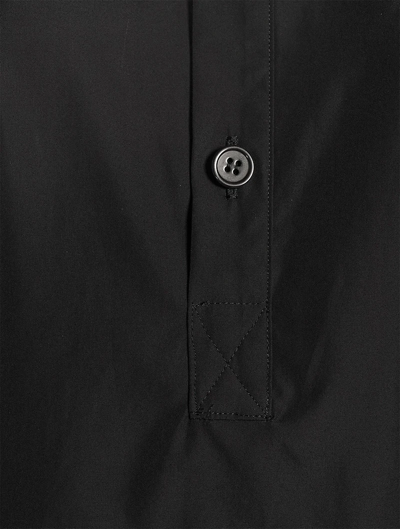 Puff-Sleeve Cotton Shirt