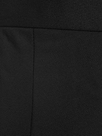 High-Waisted Wool Gabardine Midi Skirt