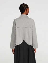 Ruffled Jersey Jacket
