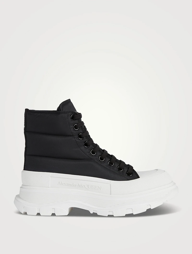 Tread Slick Puffer Canvas Platform High-Top Sneakers