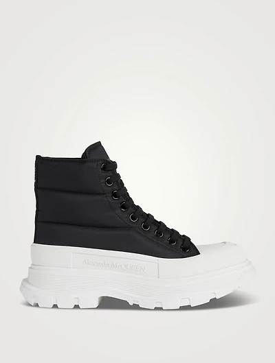 Tread Slick Puffer Canvas Platform High-Top Sneakers