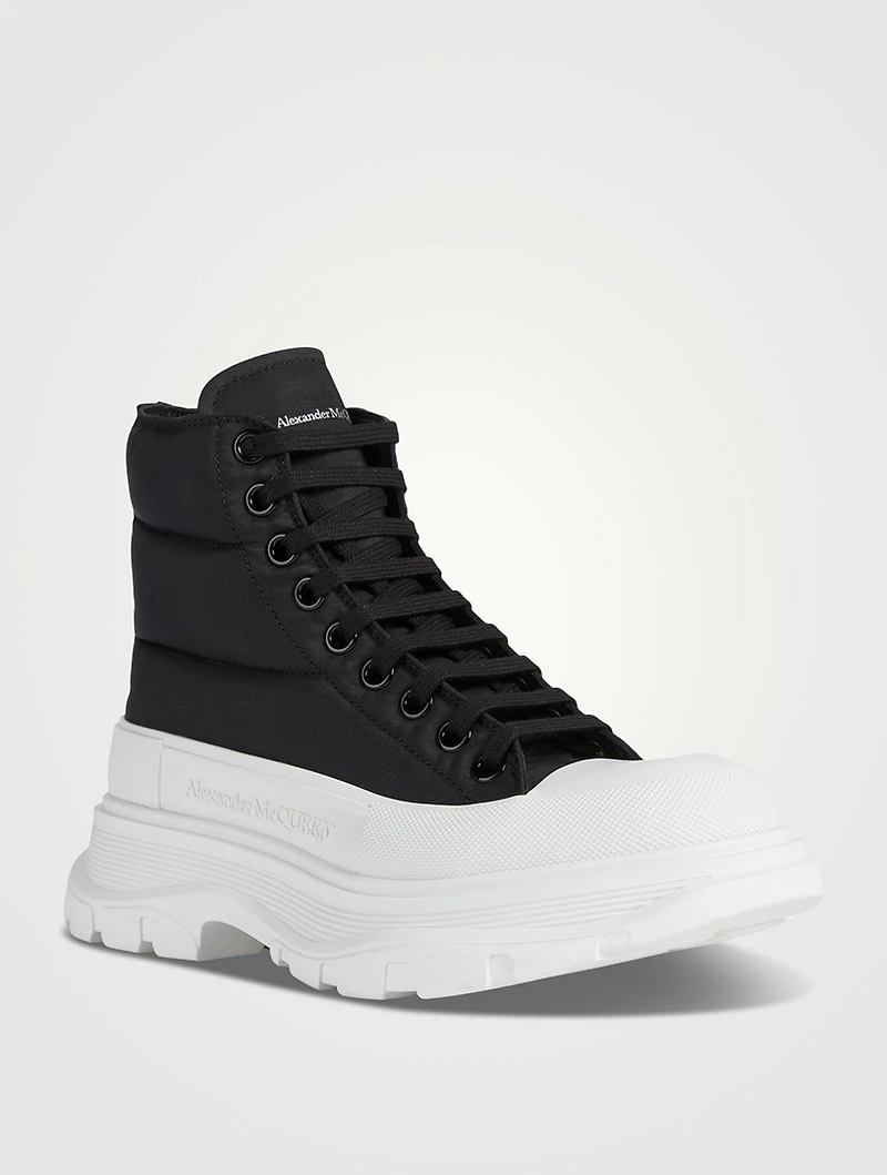 Tread Slick Puffer Canvas Platform High-Top Sneakers