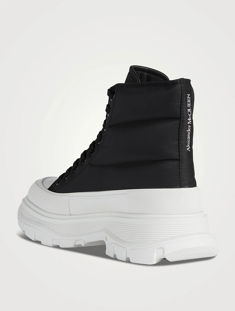 Tread Slick Puffer Canvas Platform High-Top Sneakers