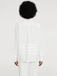 Cotton Shirt With Cross Straps