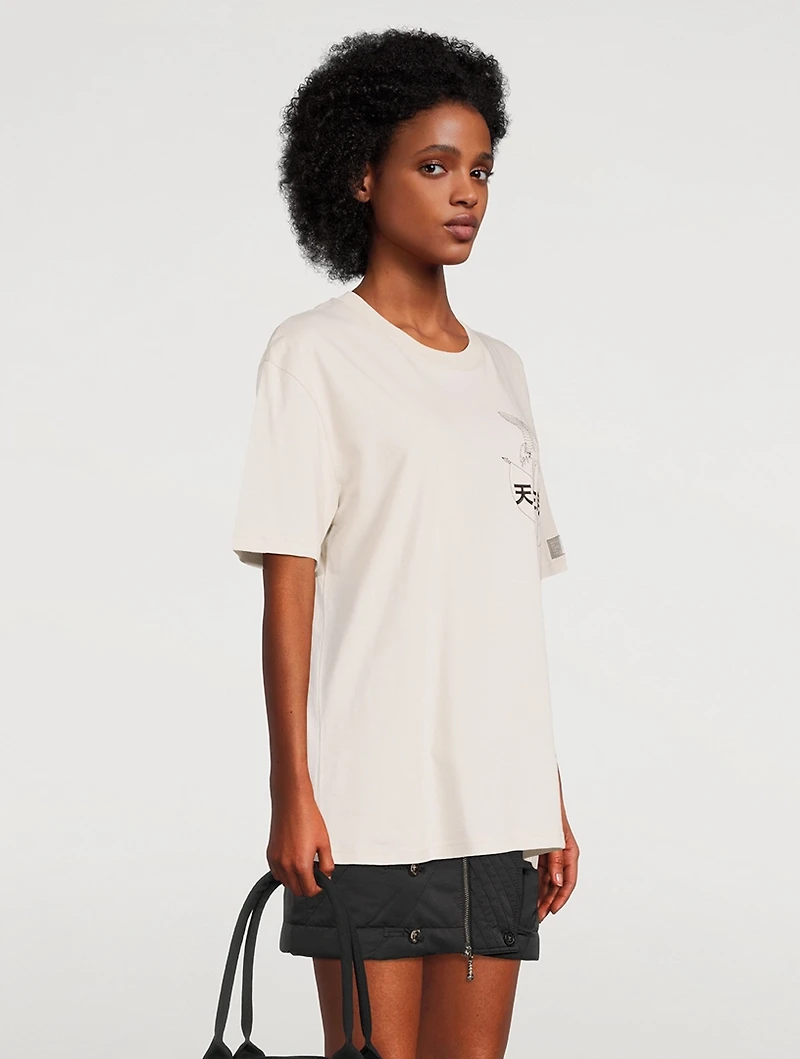 MOCA Workshop x PRIVATE POLICY Crane Cotton T-Shirt