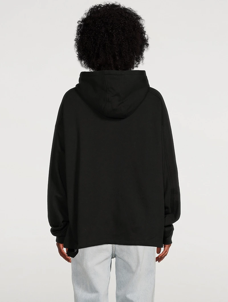 Hoodie With Quilted Straps