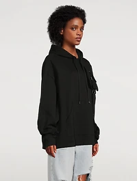 Hoodie With Quilted Straps