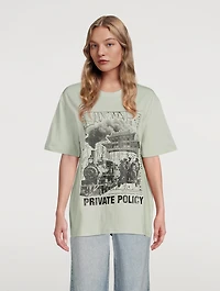 Story Collage Cotton T-Shirt
