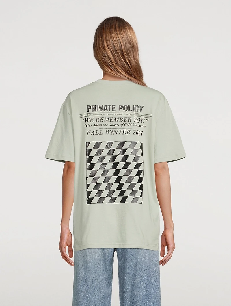 Story Collage Cotton T-Shirt