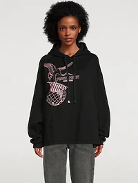 Crane Flag Cotton Hoodie