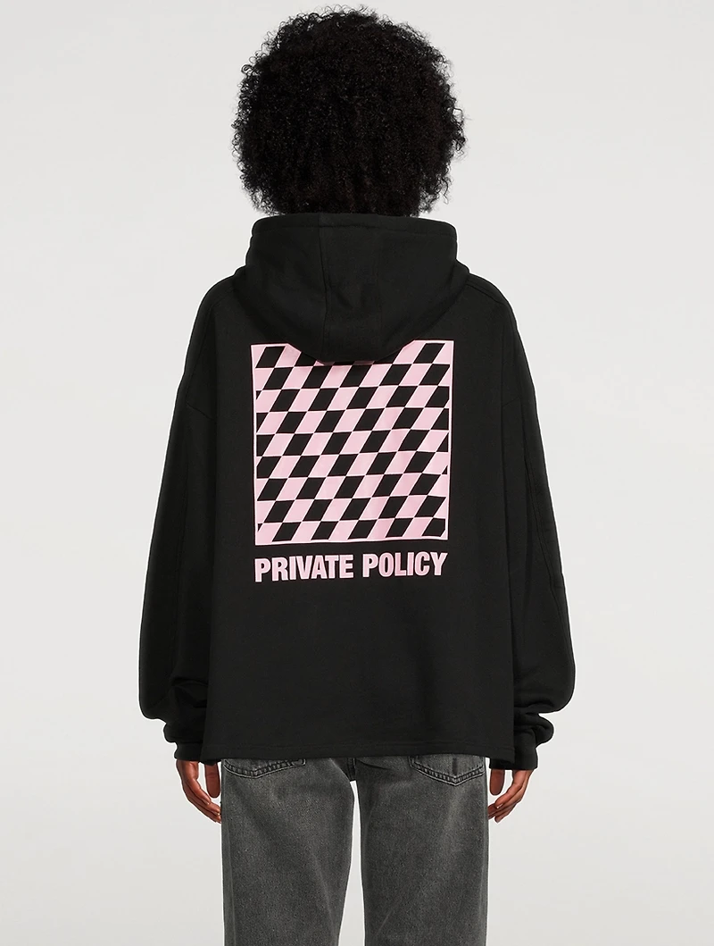 Crane Flag Cotton Hoodie
