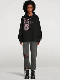 Crane Flag Cotton Hoodie
