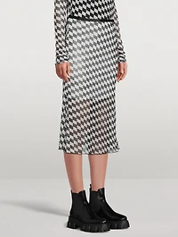 PXL Mesh Midi Skirt